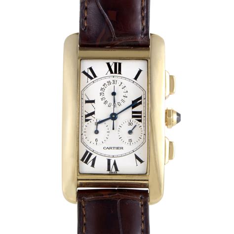 cartier tank americaine man|cartier tank americaine chronograph.